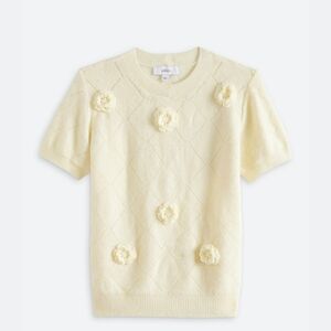 CeCe Cream Knit Sweater
